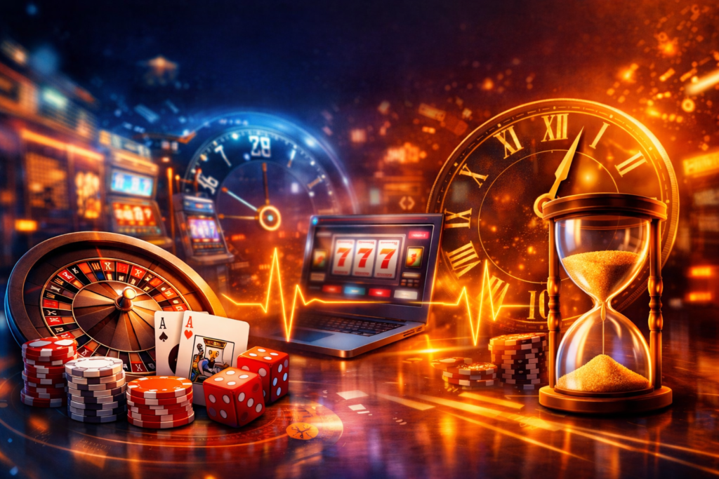 Wie Online-Casinos mit Zeit arbeiten: Warum Spielrhythmen entscheidend sind